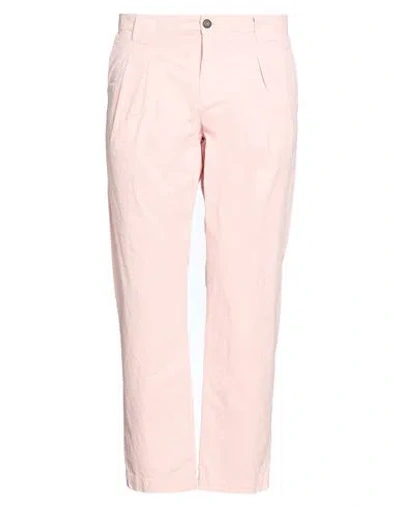 Imperial Man Pants Pink Size 34 Cotton, Elastane