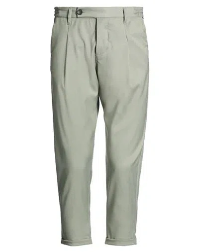 Imperial Man Pants Sage Green Size 26 Polyester, Viscose, Elastane In Animal Print