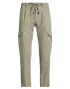 Imperial Man Pants Sage Green Size 32 Polyester, Viscose, Elastane In Gray