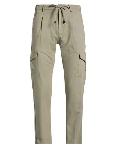 Imperial Man Pants Sage Green Size 32 Polyester, Viscose, Elastane In Gray