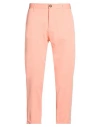 Imperial Man Pants Salmon Pink Size 34 Polyester, Viscose, Elastane