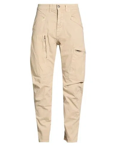 Imperial Man Pants Sand Size 32 Cotton, Elastane In Neutral