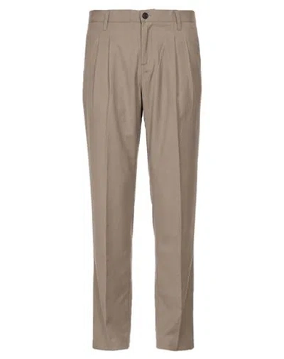 Imperial Man Pants Taupe Size 34 Polyester, Viscose, Elastane In Multi