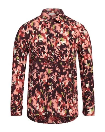 Imperial Man Shirt Antique Rose Size M Viscose In Pink