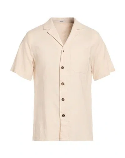 Imperial Man Shirt Beige Size S Linen, Viscose In Neutral