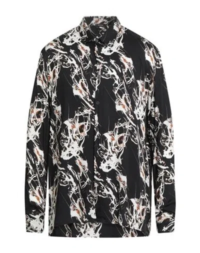 Imperial Man Shirt Black Size Xxl Viscose