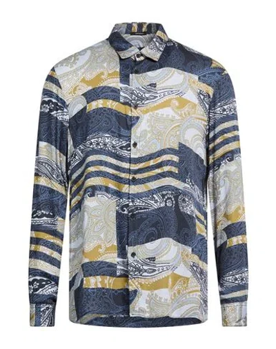 Imperial Man Shirt Blue Size L Viscose