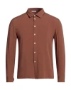 IMPERIAL IMPERIAL MAN SHIRT BROWN SIZE XXL VISCOSE