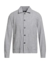 Imperial Man Shirt Grey Size Xxl Polyester, Viscose, Elastane In Gray