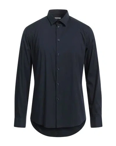 Imperial Man Shirt Midnight Blue Size Xxl Cotton, Polyamide, Elastic Fibres