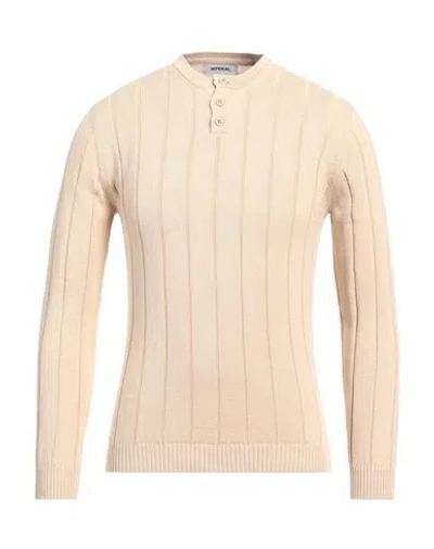 Imperial Man Sweater Beige Size L Cotton