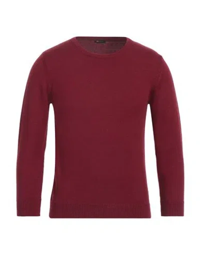 Imperial Man Sweater Burgundy Size M Viscose, Polyester, Polyamide In Red