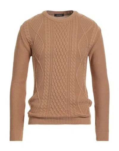 Imperial Man Sweater Camel Size L Acrylic, Wool