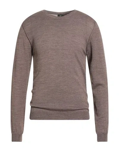 Imperial Man Sweater Chocolate Brown Size Xxl Virgin Wool, Polyacrylic