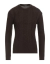 Imperial Man Sweater Dark Brown Size M Acrylic, Wool