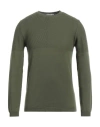 Imperial Man Sweater Military Green Size L Cotton