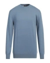 Imperial Man Sweater Pastel Blue Size Xl Viscose, Polyester, Polyamide
