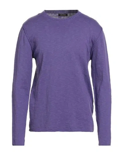 Imperial Man Sweater Purple Size L Cotton