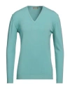 Imperial Man Sweater Sage Green Size M Polyamide, Viscose In Sage Green