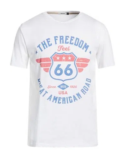 Imperial Man T-shirt White Size L Cotton