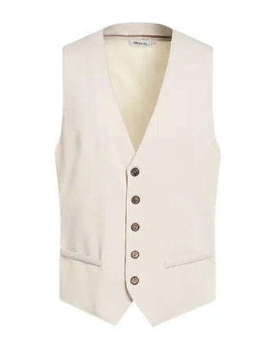 Imperial Man Tailored Vest Beige Size Xl Polyester, Viscose, Elastane In White