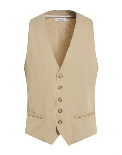 Imperial Man Tailored Vest Sage Green Size S Polyester, Viscose, Elastane In Neutral