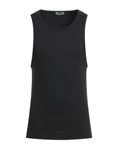 Imperial Man Tank Top Black Size Xxl Cotton