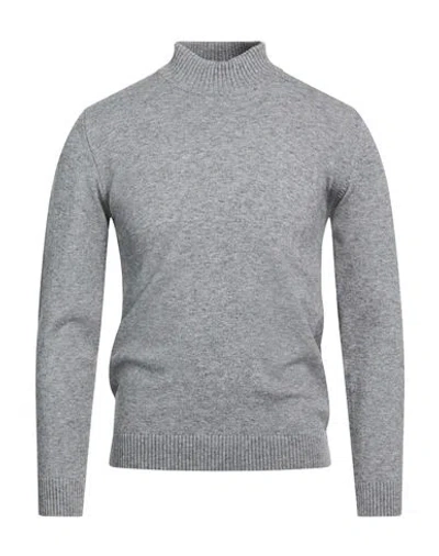 Imperial Man Turtleneck Light Grey Size Xl Viscose, Merino Wool, Polyamide, Polyester In White