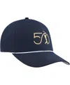IMPERIAL MEN'S NAVY THE PLAYERS 50TH ANNIVERSARY THE WINGMAN ROPE ADJUSTABLE HAT