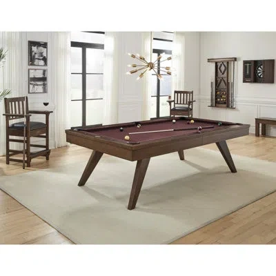 Imperial Oslo Pool Table-mid-century Modern Design- Includes Professional Install ($1,000+ Value) In Wine