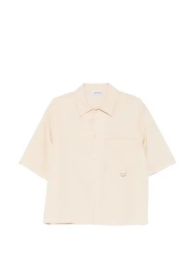 Imperial Patch-pocket Short-sleeve Shirt In Neutral