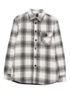 Imperial Plaid Pocket Jacket In White