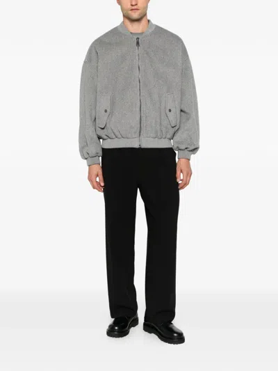 Imperial Pleated Straight-leg Trousers In Black