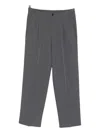 Imperial Pleated Trousers In Gray