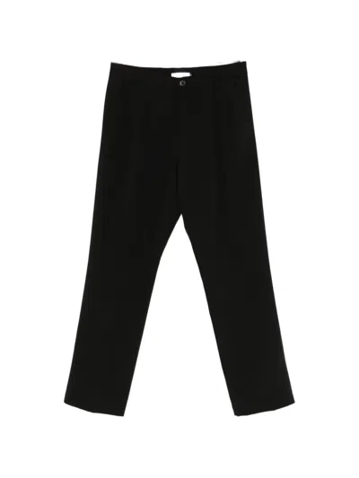 Imperial Pleated-design Trousers In Black