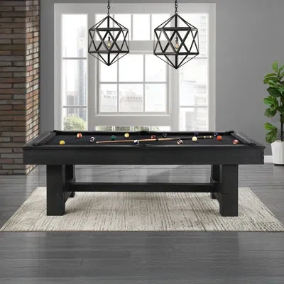 Imperial Reno 8' Rustic Pool Table In Ink Black- Professional Delivery & Installation Included ($1,000+ Value