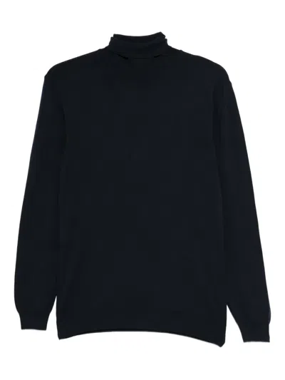 Imperial Roll-neck Sweater In Blue