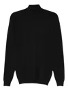 Imperial Roll-neck Sweatshirt In Black