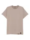 Imperial Rolled-sleeve Cotton T-shirt In Neutral