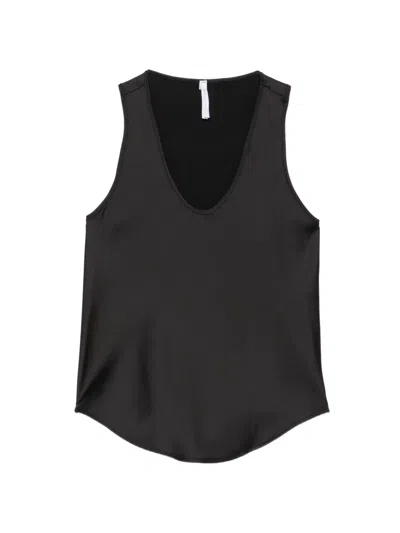 Imperial Scoop-neck Tank Top In Black