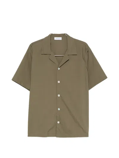 Imperial Short-sleeve Camp-collar Shirt In Green
