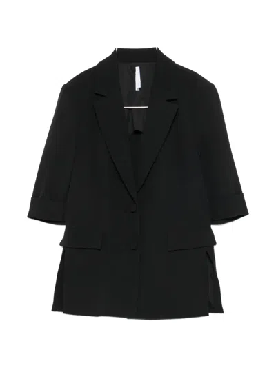 Imperial Short-sleeve Jacket In Black