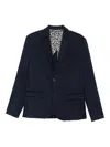 Imperial Single-breasted Cotton Blazer In Blue