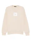 Imperial Text-print Sweatshirt In Neutral