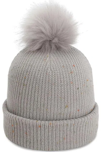 Imperial The Montage Pom Knit In Grey