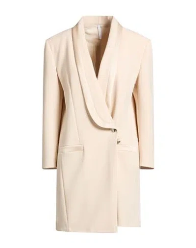 Imperial Woman Blazer Ivory Size L Polyester, Elastane In Pink