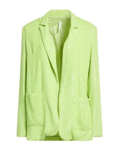 Imperial Woman Blazer Lime Green Size M Polyester, Elastane