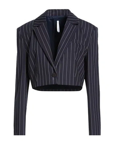 Imperial Woman Blazer Midnight Blue Size M Polyester, Viscose, Elastane