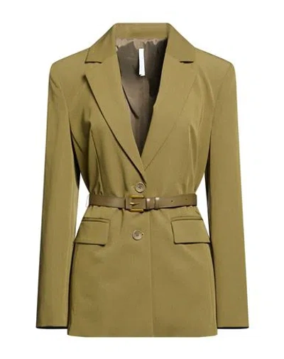 Imperial Woman Blazer Military Green Size S Polyester, Viscose, Elastane