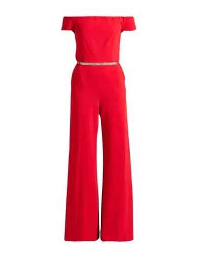 Imperial Woman Jumpsuit Red Size M Polyester, Elastane